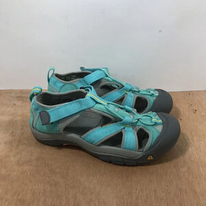 Keen Youth Venice H2 Turquoise Gray Waterproof Hiking Sandals 1014938 Size 4
